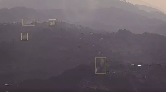 草原森林防火監控激光夜視儀下煙霧、煙火識別