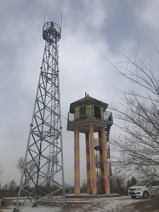 植樹護林，看我的---陜西榆林森林防火視頻監控系統