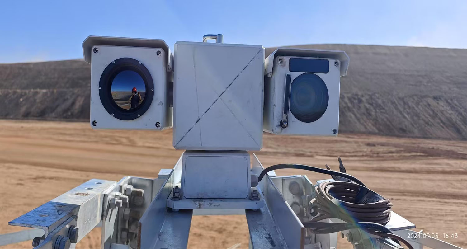 華瑞通雙光譜云臺攝像機賦能新疆石頭煤礦火災智能防控體系建設